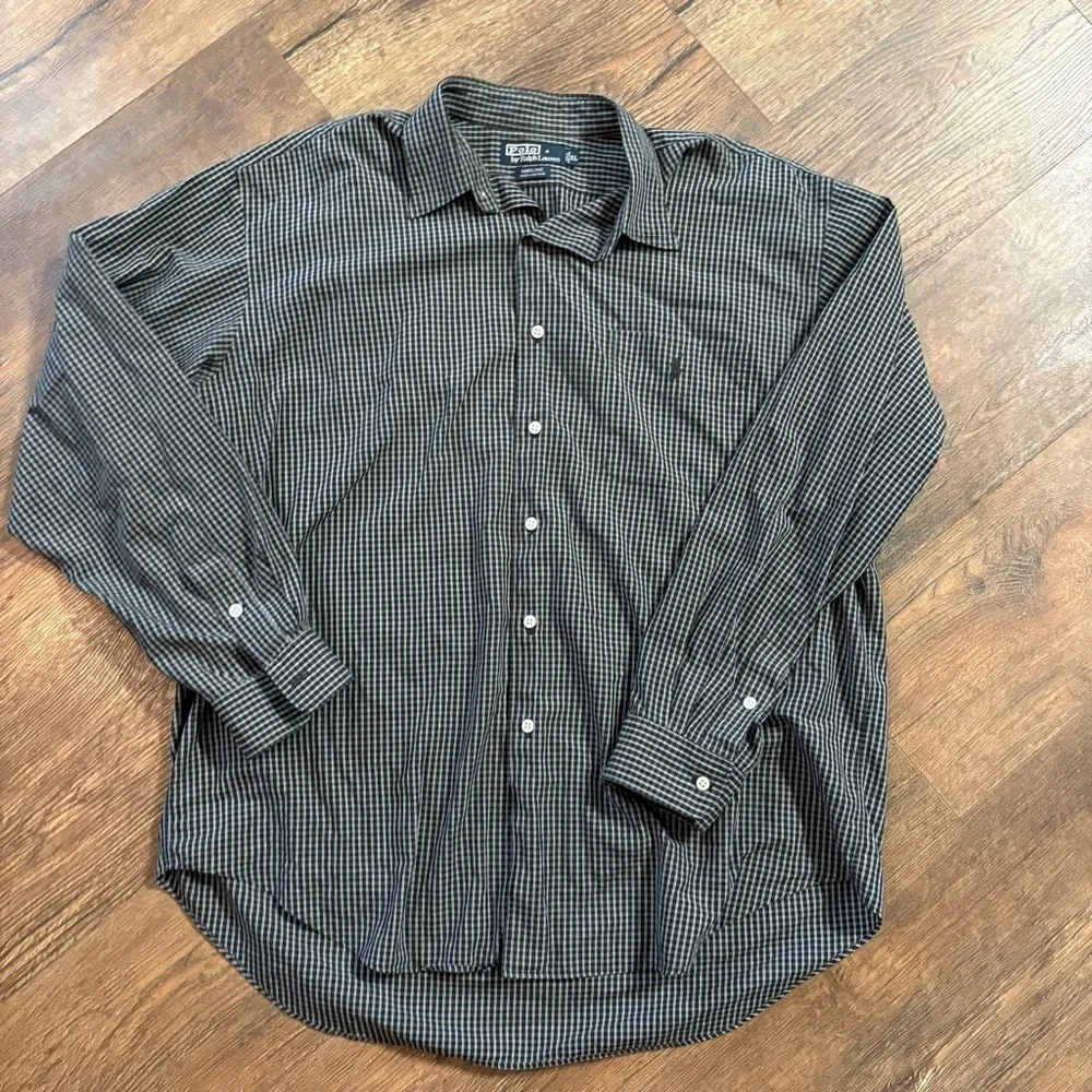 VTG Polo Ralph Lauren plaid Marlowe long sleeve button down gingham oxford